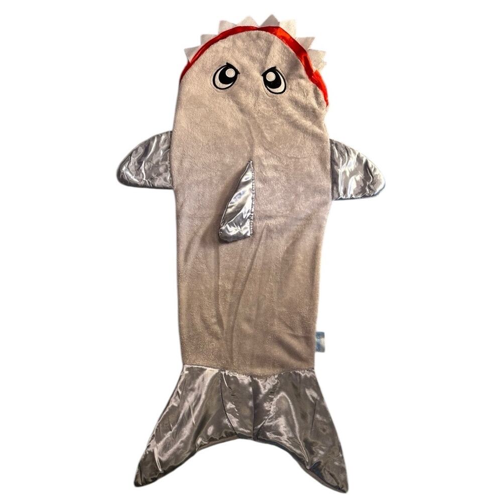Kids Snuggie Gray Shark Blanket/Sleeping Bag